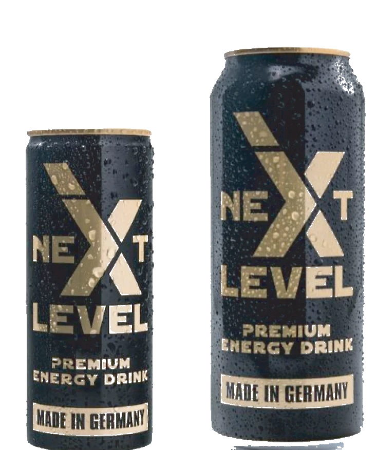 NextLevel energy drink cans
